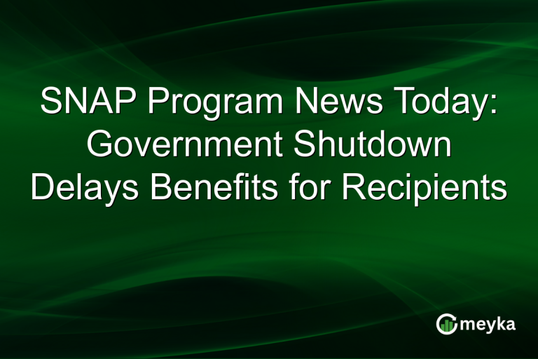 SNAP Program News Today: Government Shutdown Delays Benefits for Recipients