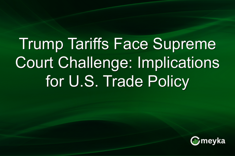Trump Tariffs Face Supreme Court Challenge: Implications for U.S. Trade Policy