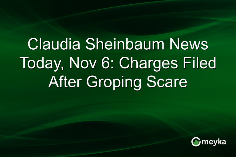 Claudia Sheinbaum News Today, Nov 6: Charges Filed After Groping Scare