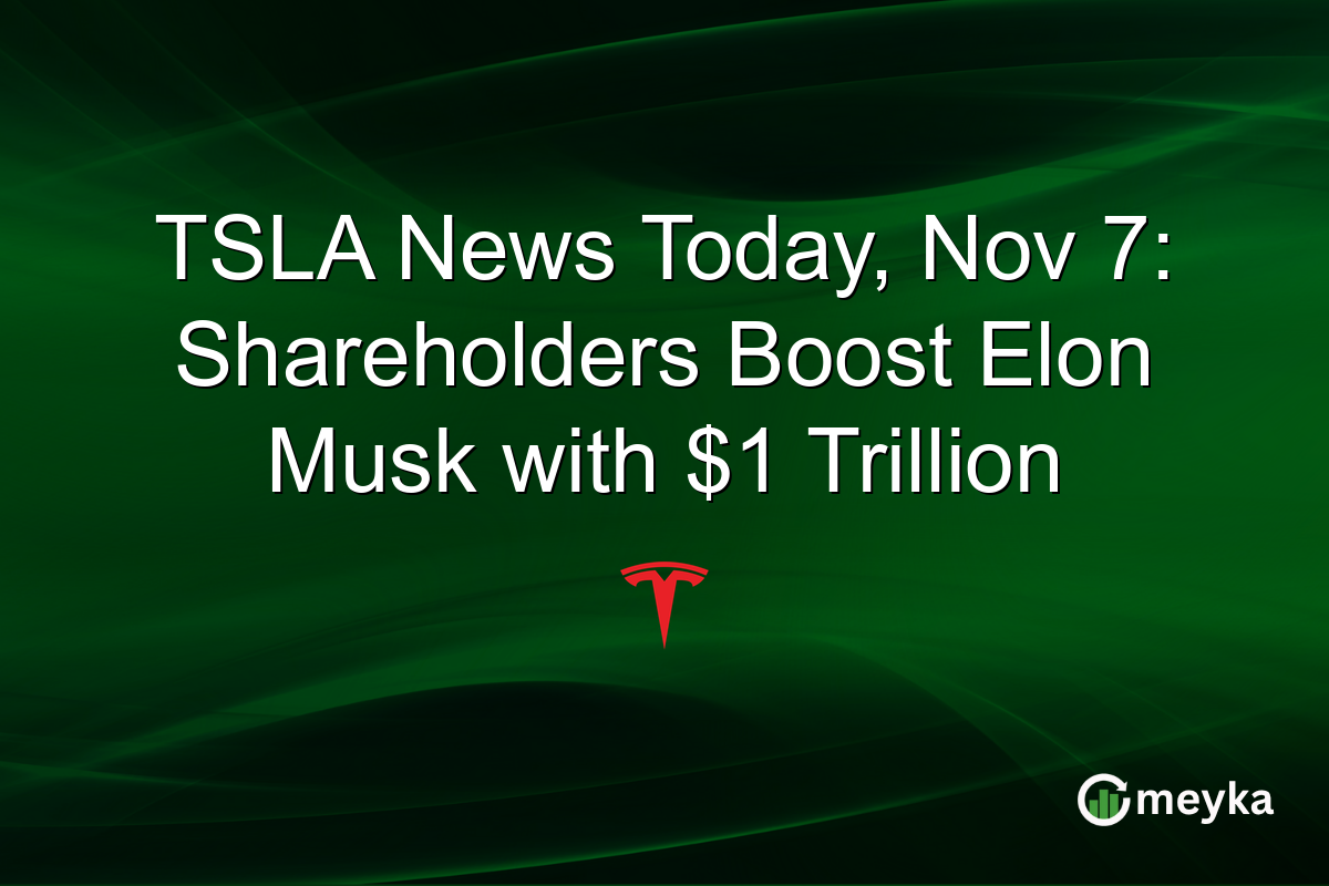 TSLA News Today, Nov 7: Shareholders Boost Elon Musk with $1 Trillion