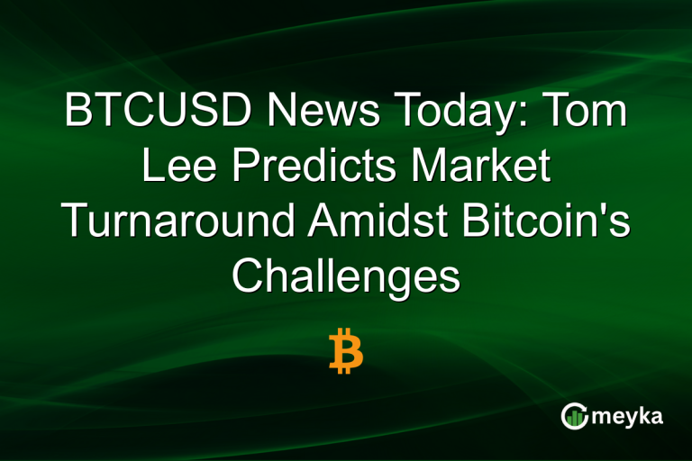 BTCUSD News Today: Tom Lee Predicts Market Turnaround Amidst Bitcoin's Challenges