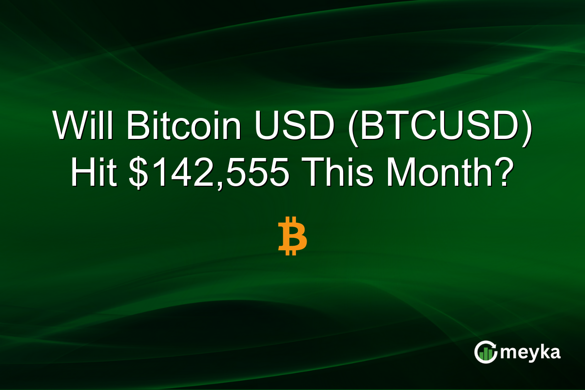 Will Bitcoin USD (BTCUSD) Hit $142,555 This Month?