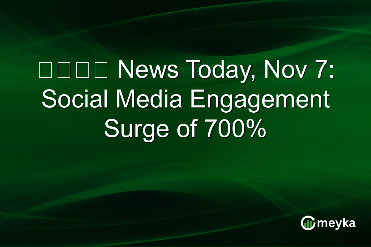 渡辺猛之 News Today, Nov 7: Social Media Engagement Surge of 700%