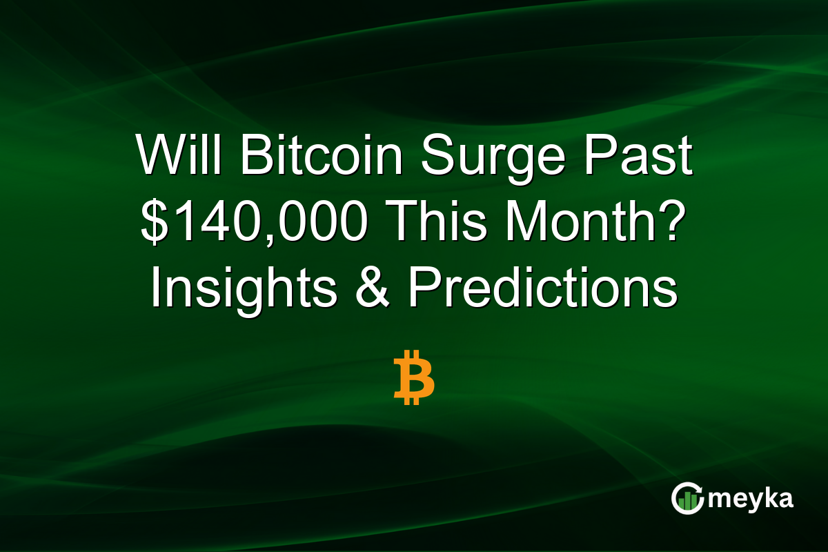 Will Bitcoin Surge Past $140,000 This Month? Insights & Predictions