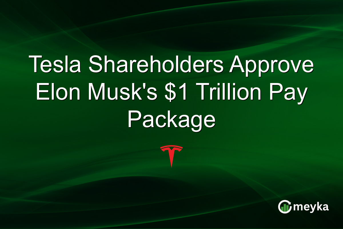 Tesla Shareholders Approve Elon Musk's $1 Trillion Pay Package