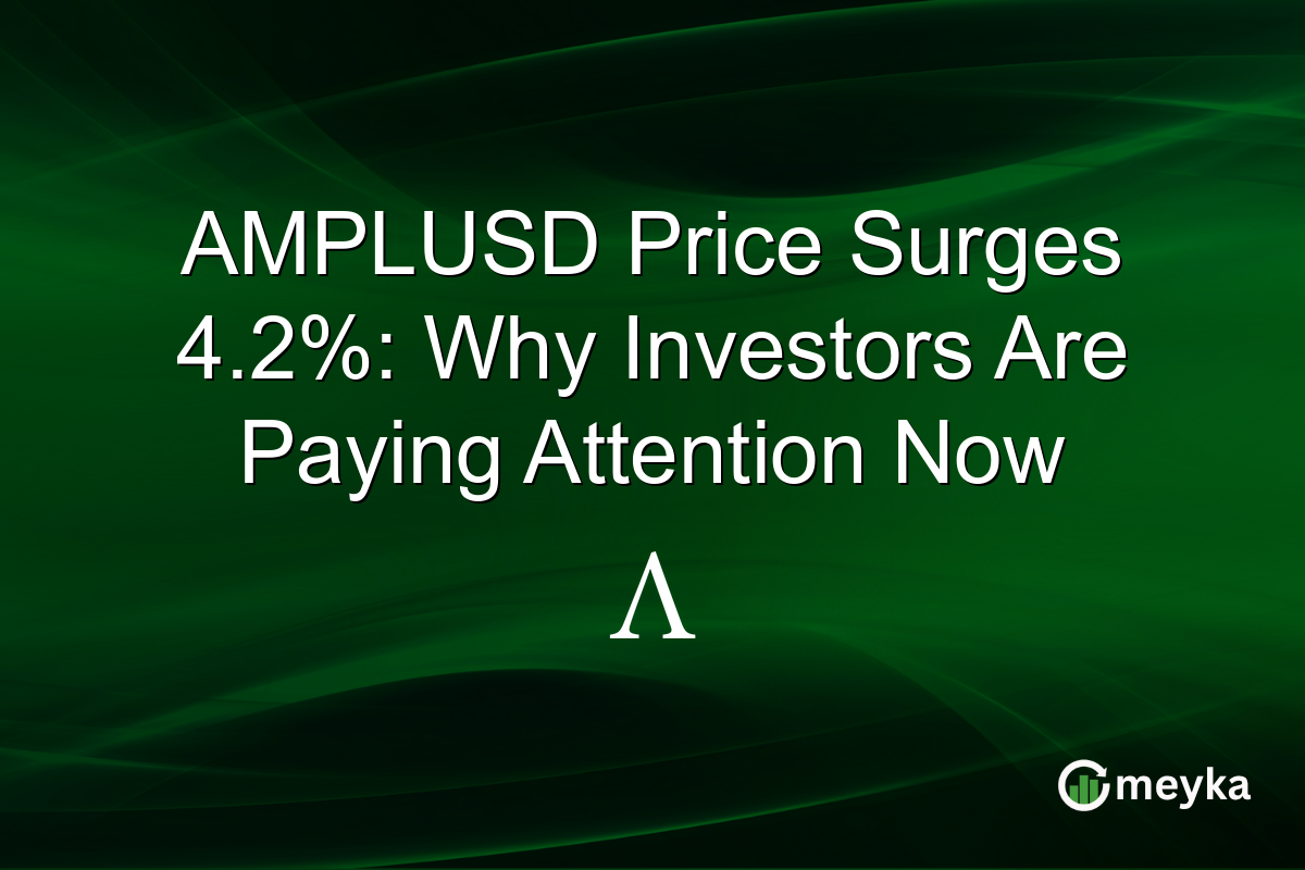 AMPLUSD Price Surges 4.2%: Why Investors Are Paying Attention Now