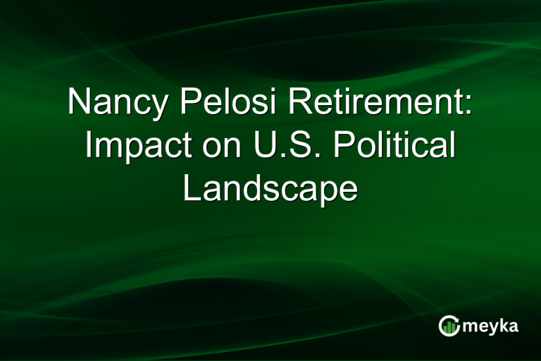 Nancy Pelosi Retirement: Impact on U.S. Political Landscape