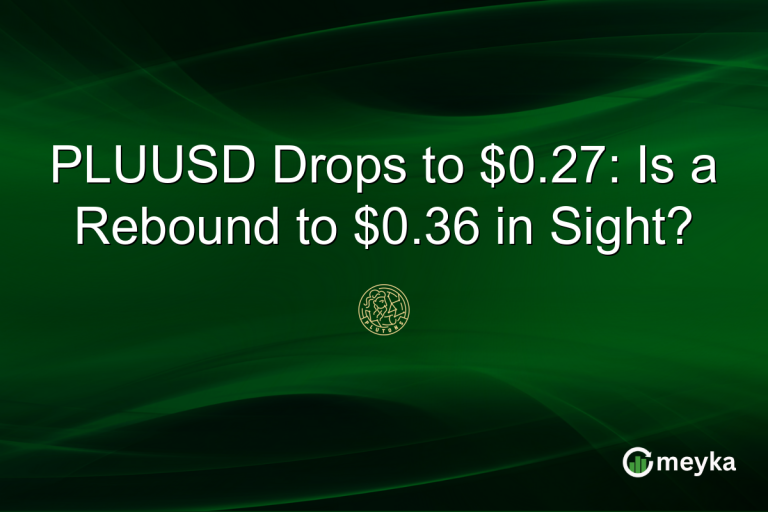 PLUUSD Drops to $0.27: Is a Rebound to $0.36 in Sight?