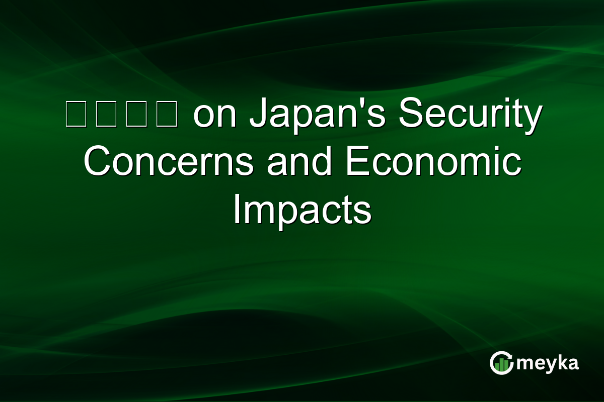 岡田克也 on Japan's Security Concerns and Economic Impacts