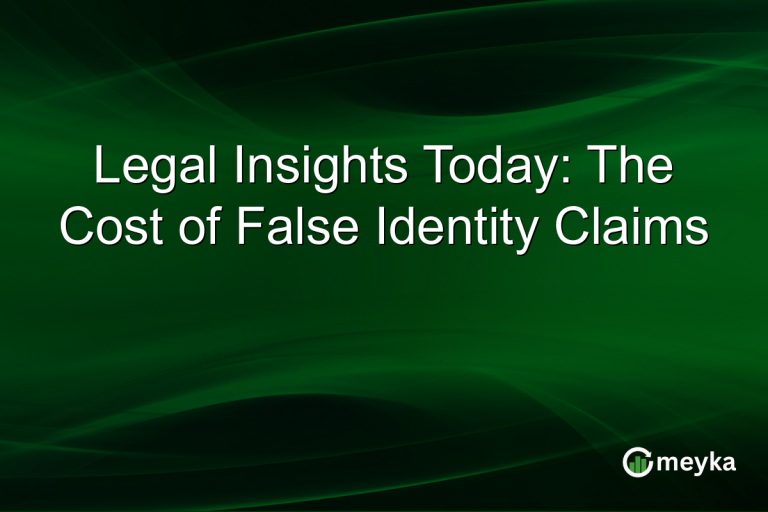 Legal Insights Today: The Cost of False Identity Claims