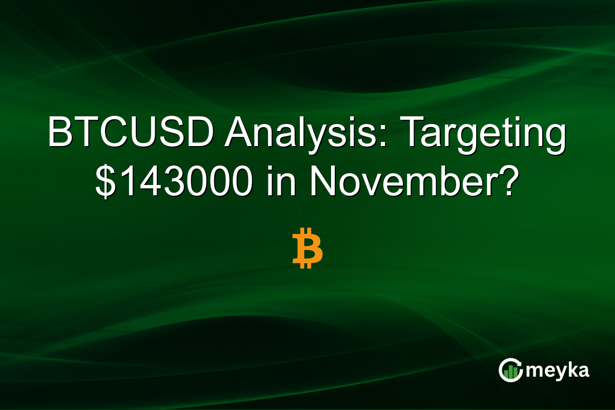 BTCUSD Analysis: Targeting $143000 in November?