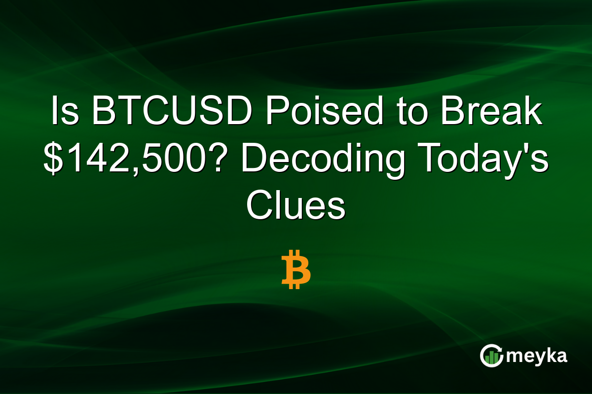 Is BTCUSD Poised to Break $142,500? Decoding Today's Clues