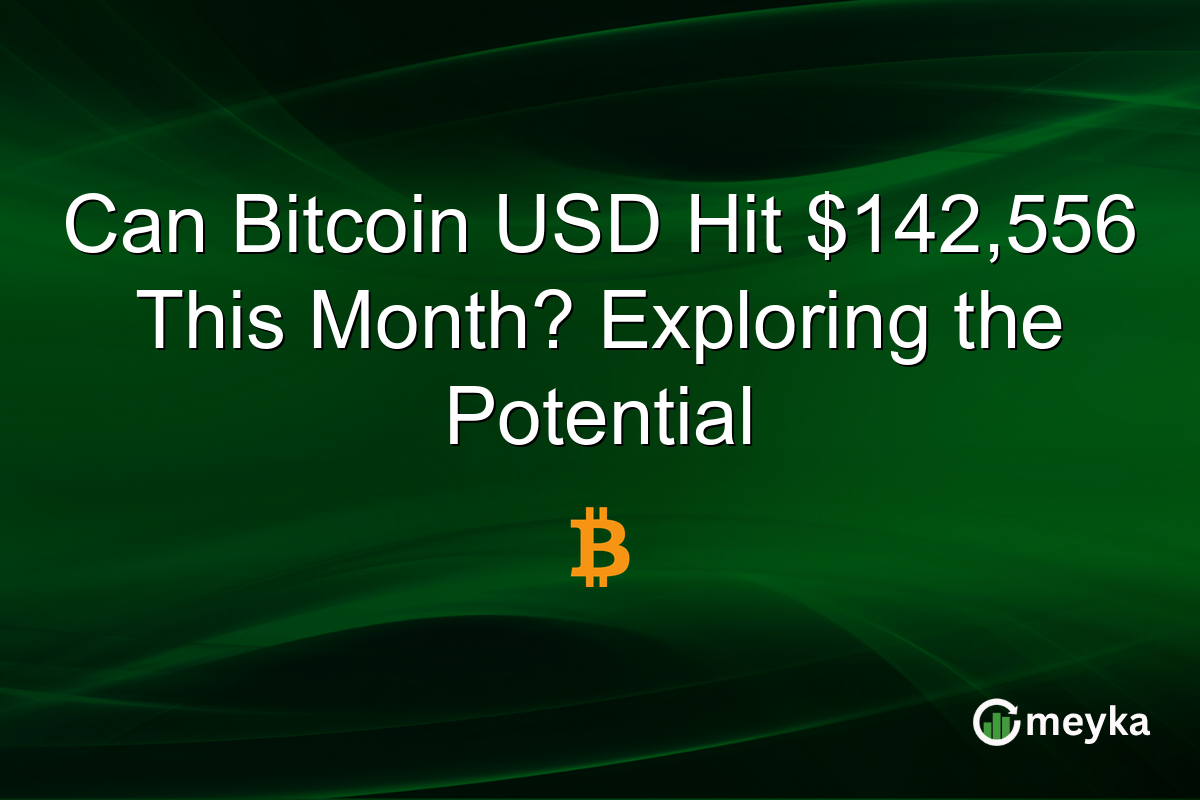 Can Bitcoin USD Hit $142,556 This Month? Exploring the Potential