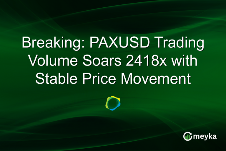 Breaking: PAXUSD Trading Volume Soars 2418x with Stable Price Movement