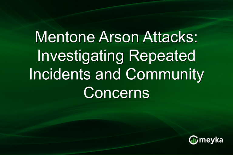 Mentone Arson Attacks: Investigating Repeated Incidents and Community Concerns