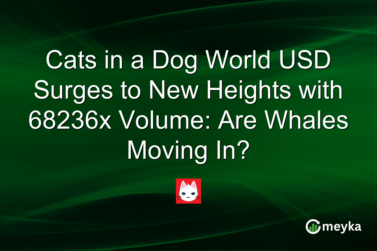 Cats in a Dog World USD Surges to New Heights with 68236x Volume: Are Whales Moving In?