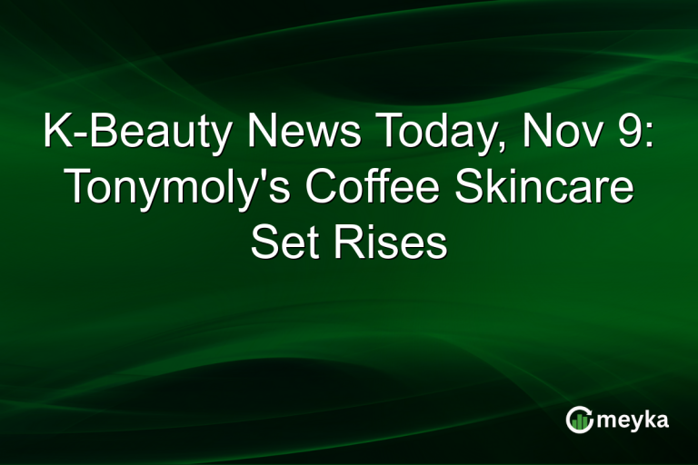 K-Beauty News Today, Nov 9: Tonymoly's Coffee Skincare Set Rises