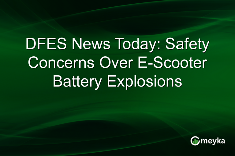 DFES News Today: Safety Concerns Over E-Scooter Battery Explosions