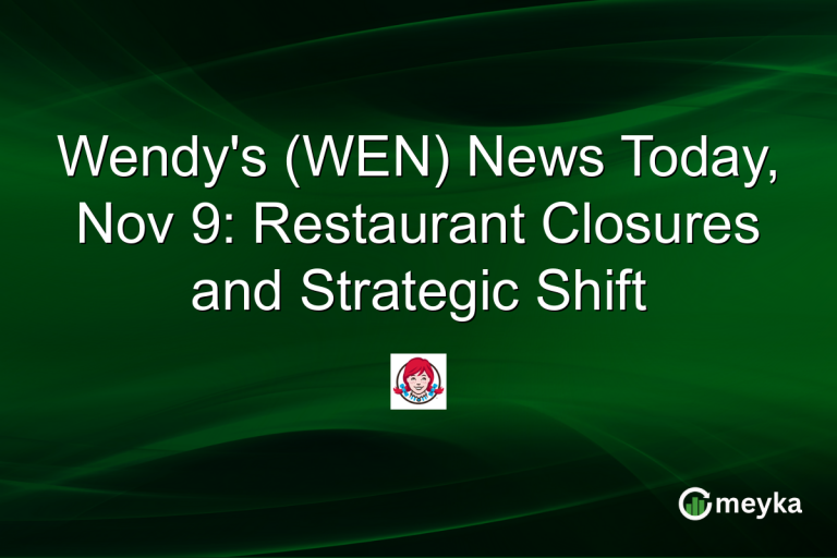 Wendy's (WEN) News Today, Nov 9: Restaurant Closures and Strategic Shift