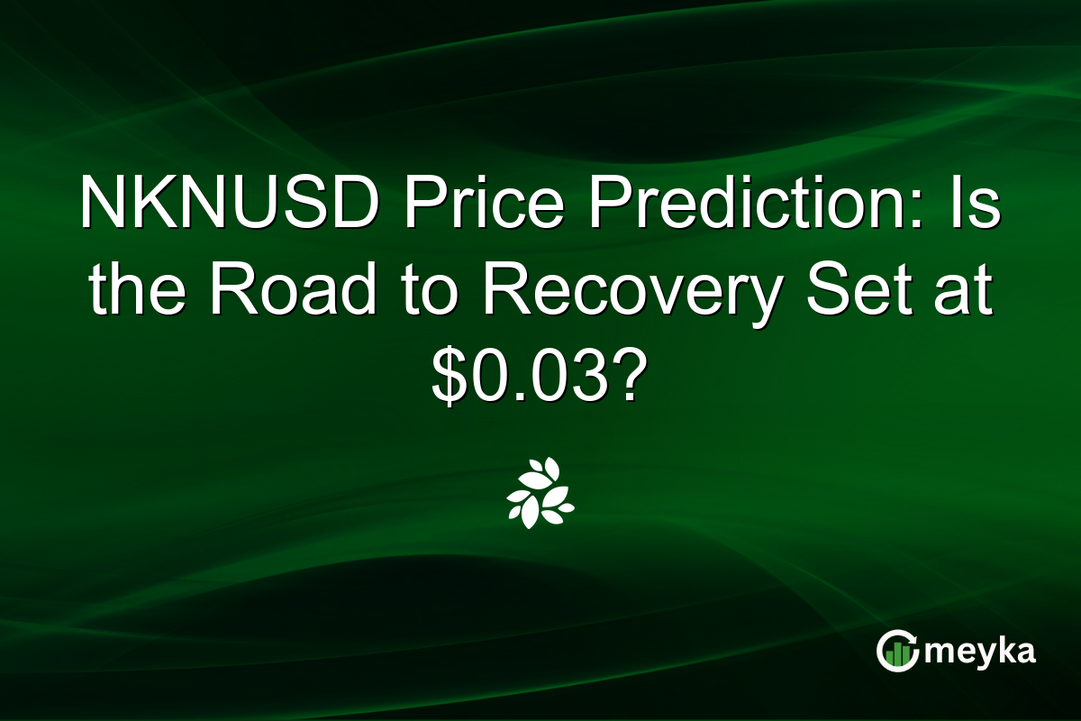 NKNUSD Price Prediction: Is the Road to Recovery Set at $0.03?