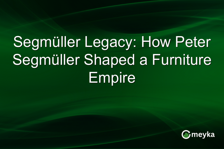 Segmüller Legacy: How Peter Segmüller Shaped a Furniture Empire