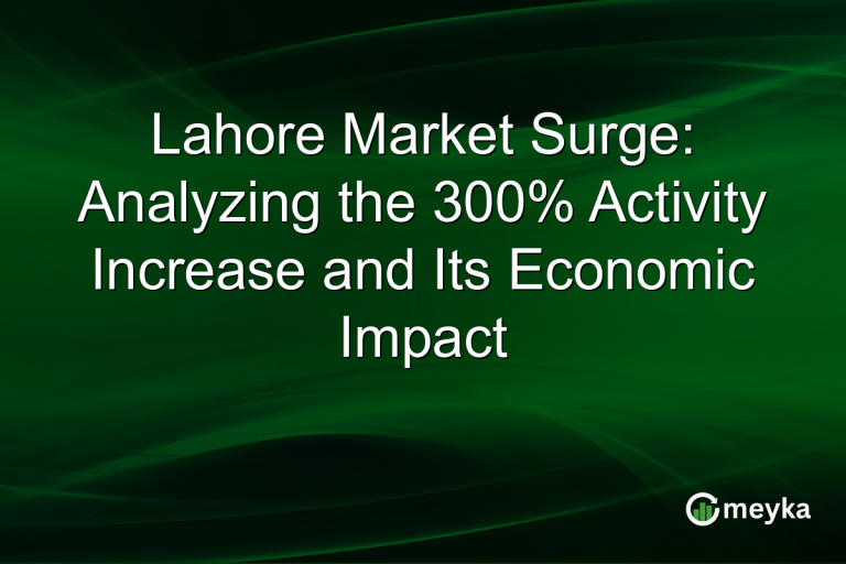 Lahore Market Surge: Analyzing the 300% Activity Increase and Its Economic Impact