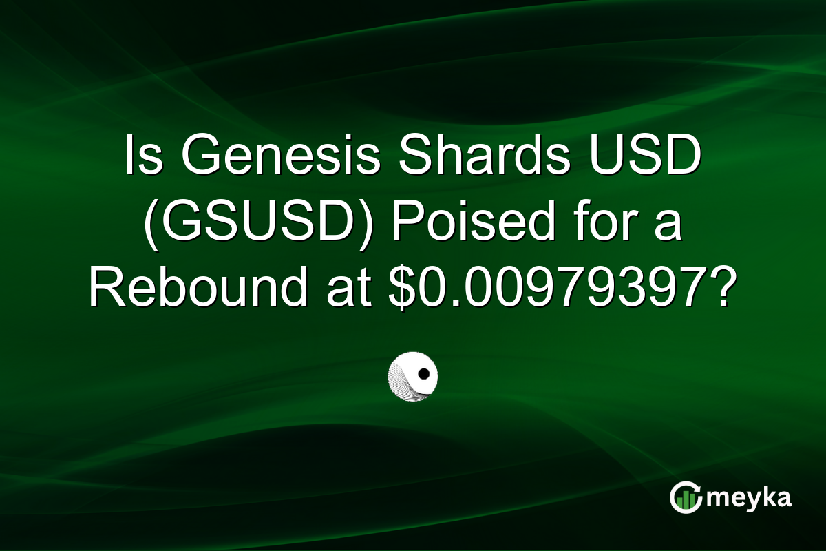 Is Genesis Shards USD (GSUSD) Poised for a Rebound at $0.00979397?