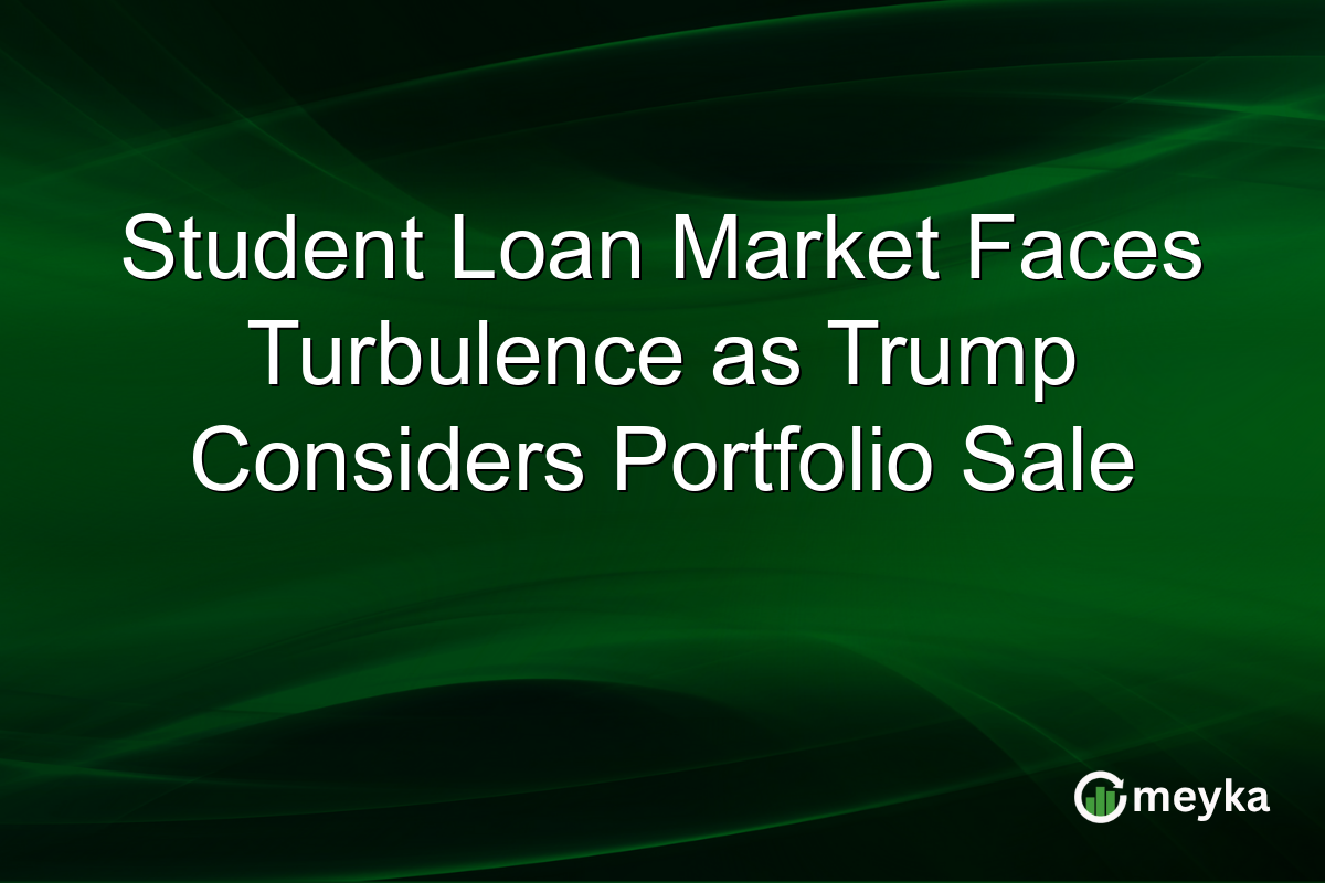 Student Loan Market Faces Turbulence as Trump Considers Portfolio Sale