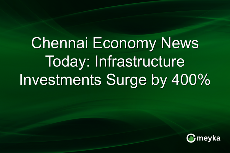 Chennai Economy News Today: Infrastructure Investments Surge by 400%