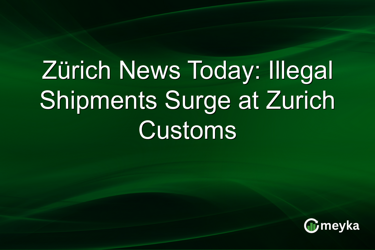 Zürich News Today: Illegal Shipments Surge at Zurich Customs