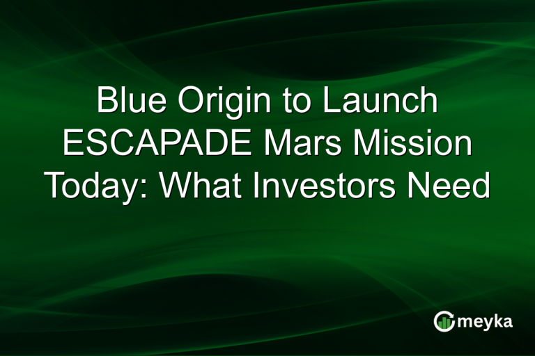 Blue Origin to Launch ESCAPADE Mars Mission Today: What Investors Need