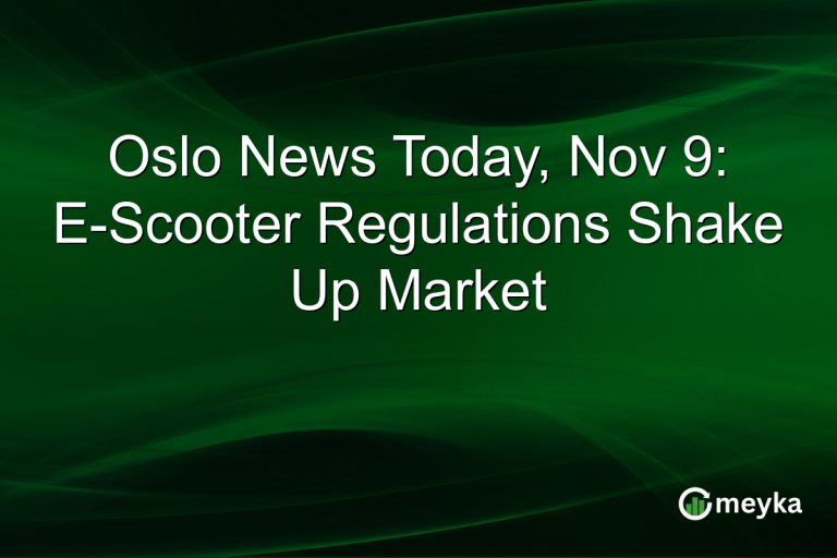Oslo News Today, Nov 9: E-Scooter Regulations Shake Up Market