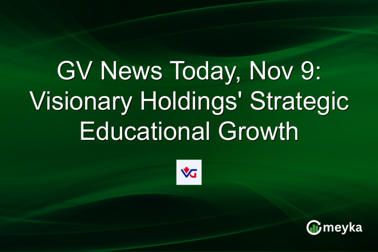GV News Today, Nov 9: Visionary Holdings' Strategic Educational Growth