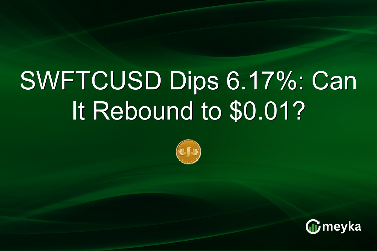 SWFTCUSD Dips 6.17%: Can It Rebound to $0.01?
