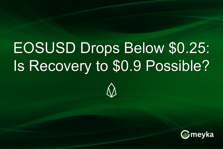 EOSUSD Drops Below $0.25: Is Recovery to $0.9 Possible?