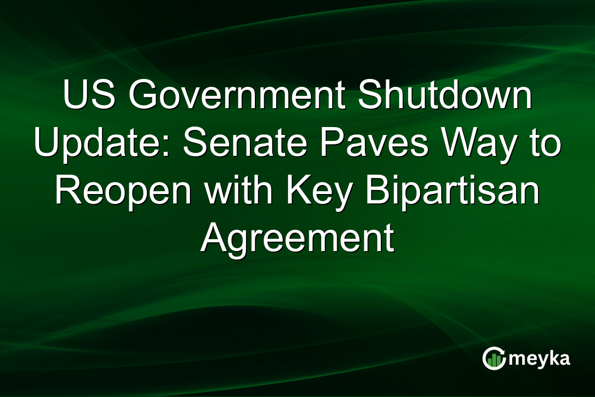 US Government Shutdown Update: Senate Paves Way to Reopen with Key Bipartisan Agreement