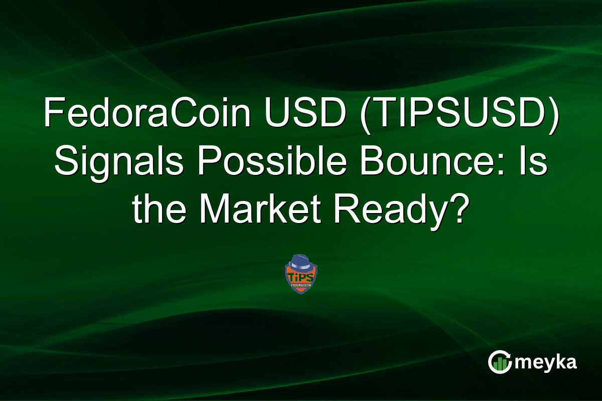 FedoraCoin USD (TIPSUSD) Signals Possible Bounce: Is the Market Ready?