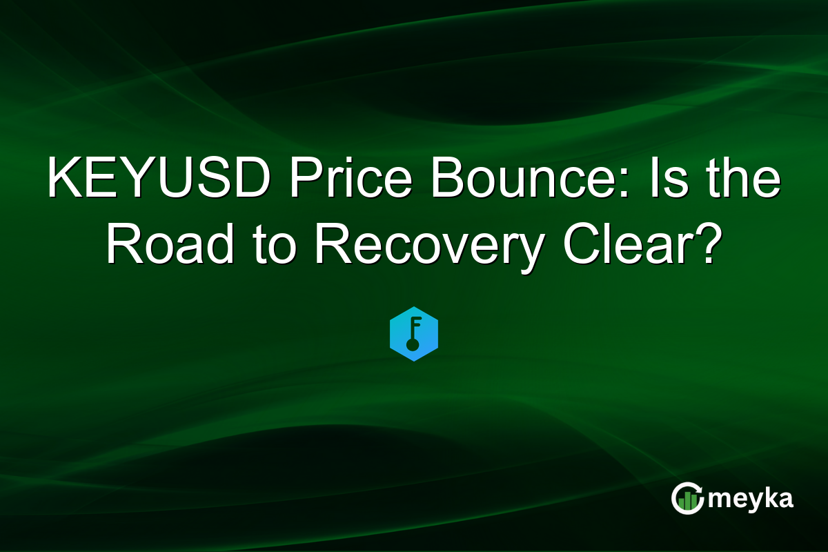 KEYUSD Price Bounce: Is the Road to Recovery Clear?