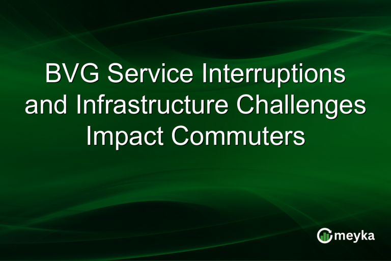 BVG Service Interruptions and Infrastructure Challenges Impact Commuters