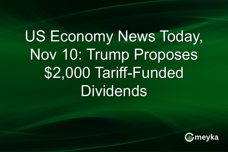 US Economy News Today, Nov 10: Trump Proposes $2,000 Tariff-Funded Dividends