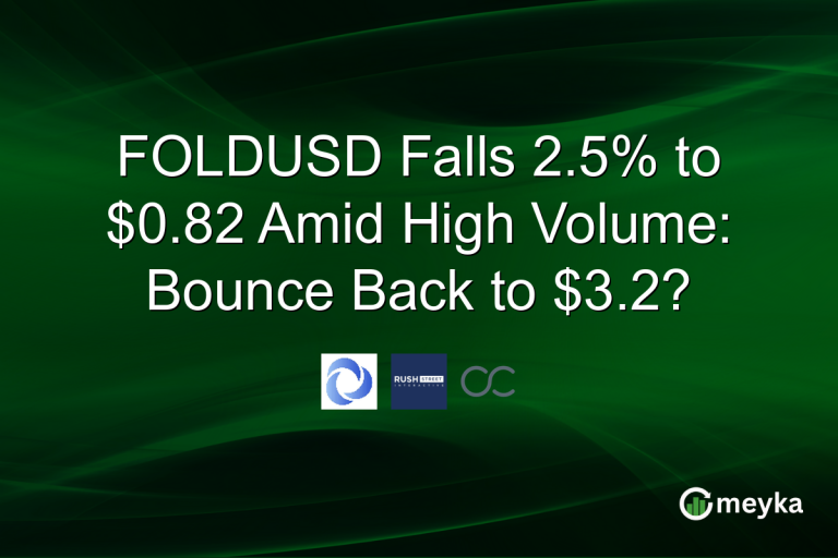FOLDUSD Falls 2.5% to $0.82 Amid High Volume: Bounce Back to $3.2?