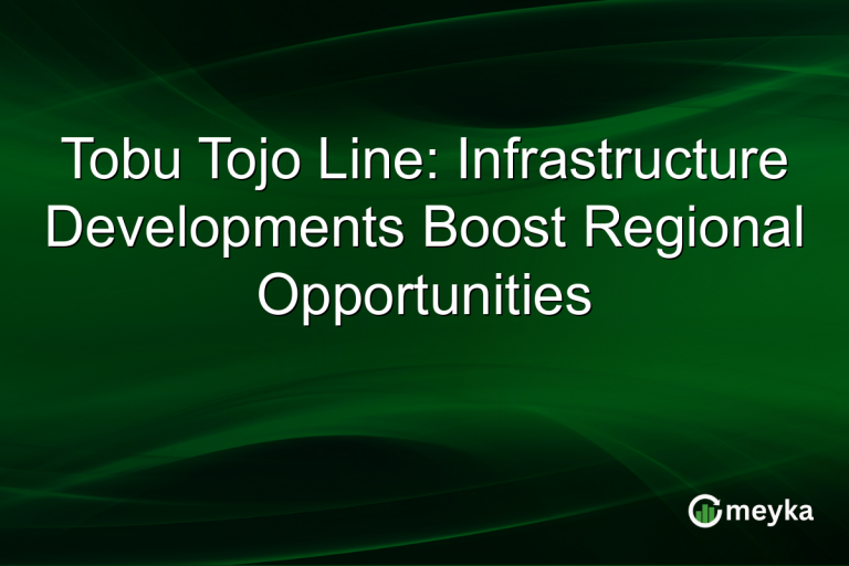 Tobu Tojo Line: Infrastructure Developments Boost Regional Opportunities