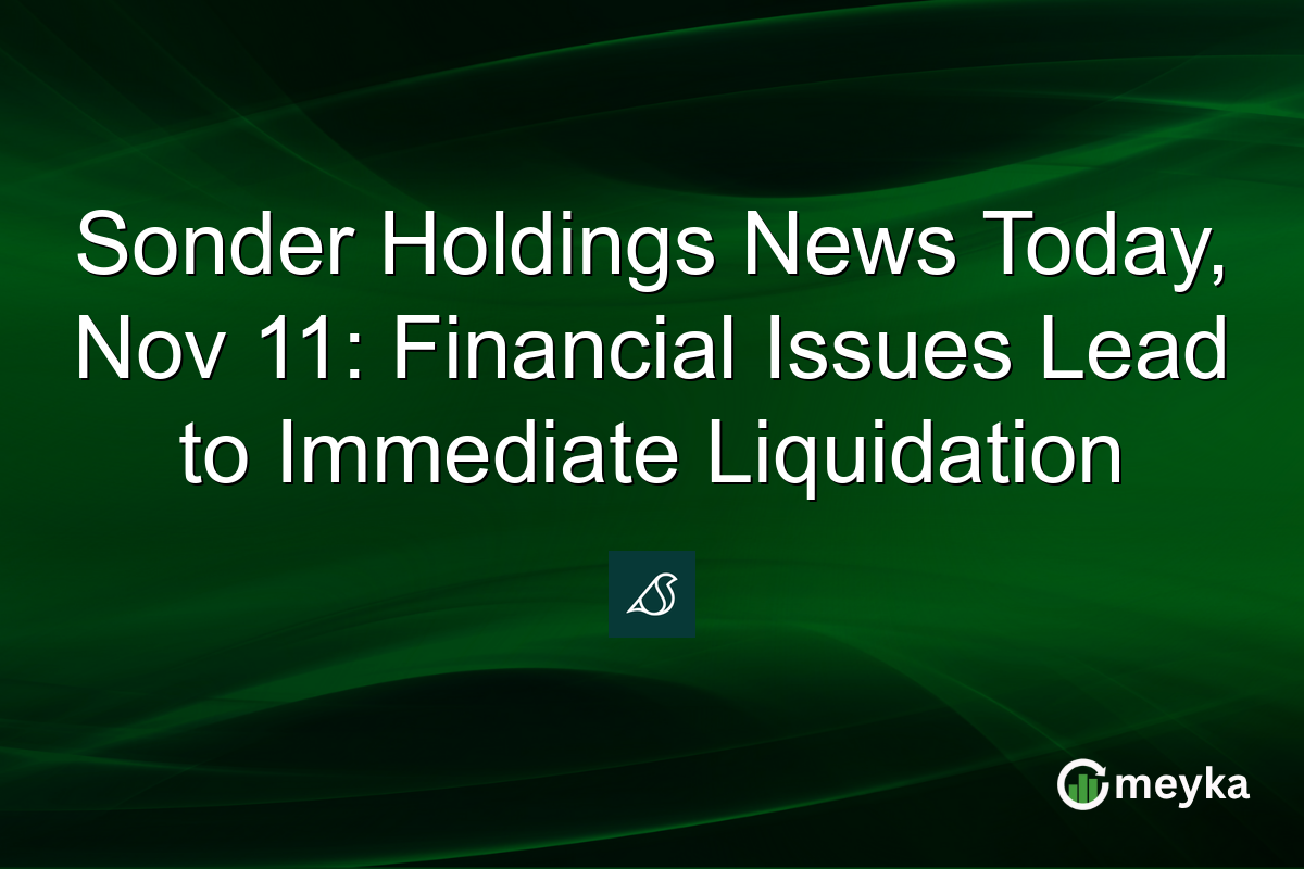 Sonder Holdings News Today, Nov 11: Financial Issues Lead to Immediate Liquidation