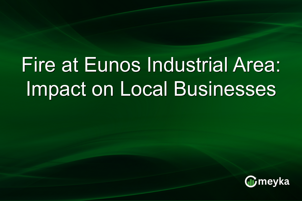 Fire at Eunos Industrial Area: Impact on Local Businesses
