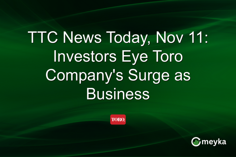 TTC News Today, Nov 11: Investors Eye Toro Company's Surge as Business