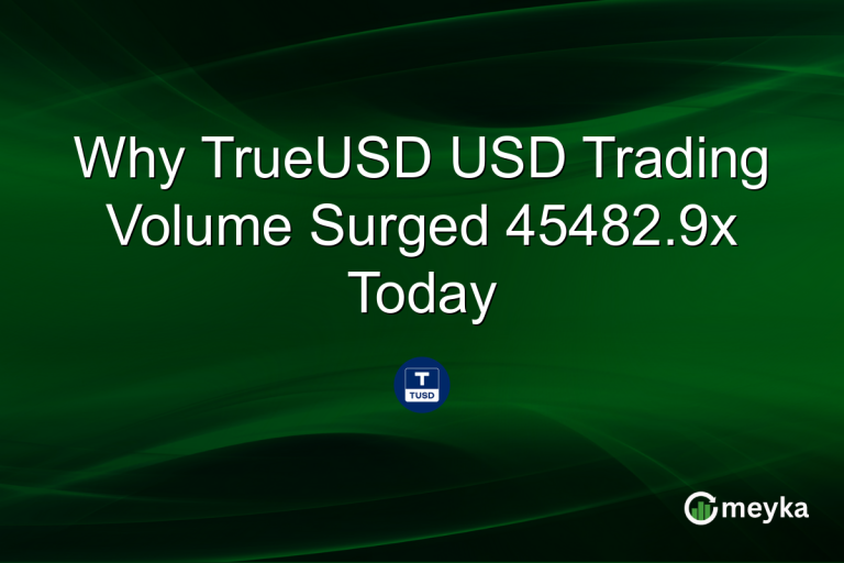 Why TrueUSD USD Trading Volume Surged 45482.9x Today