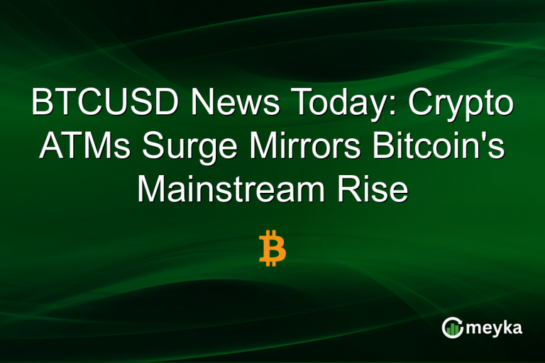 BTCUSD News Today: Crypto ATMs Surge Mirrors Bitcoin's Mainstream Rise