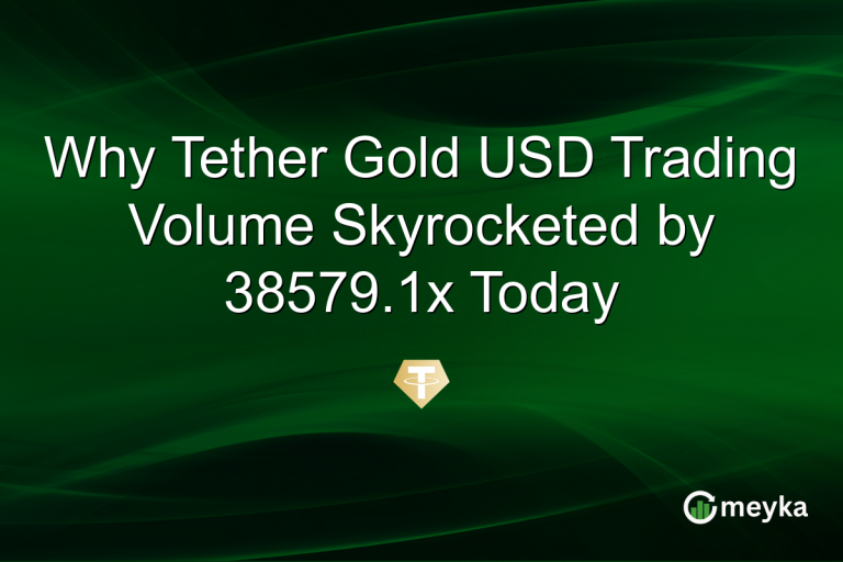 Why Tether Gold USD Trading Volume Skyrocketed by 38579.1x Today