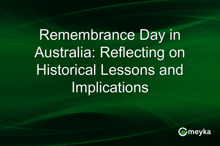 Remembrance Day in Australia: Reflecting on Historical Lessons and Implications