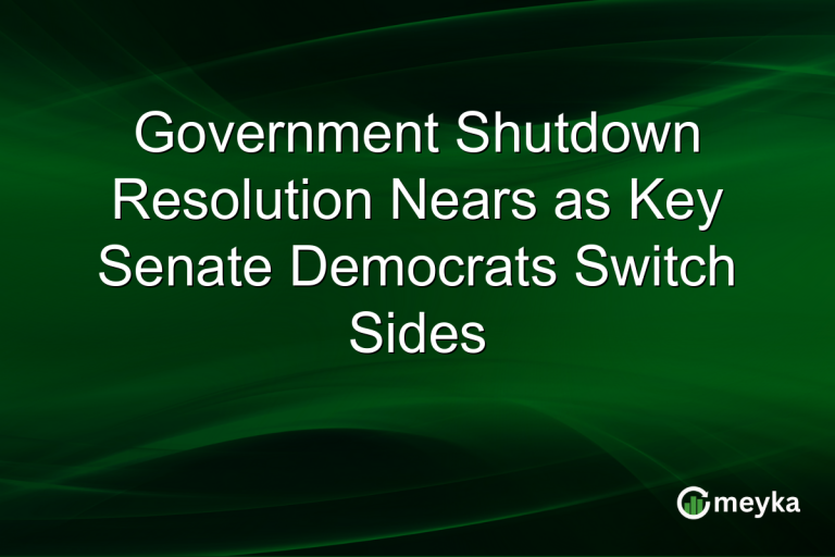 Government Shutdown Resolution Nears as Key Senate Democrats Switch Sides